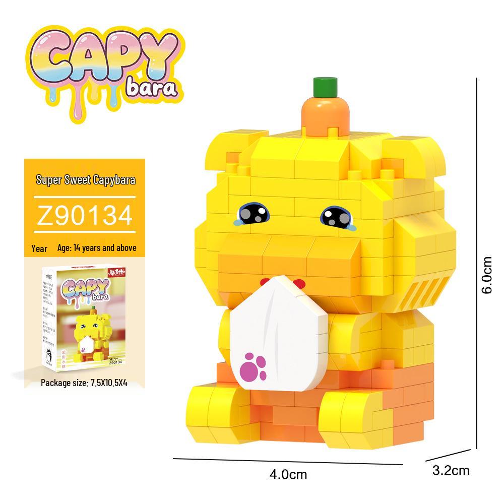Micro Particle Cartoon Figure Building Blocks for Kids - Assembly Toys & Hanging Ornaments
