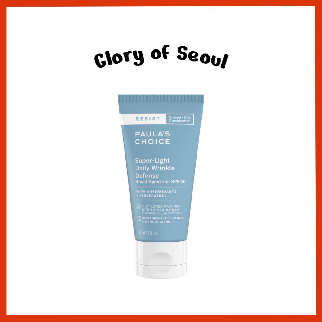 PAULA S CHOICE Resist Super-Light Wrinkle Defense Suncream SPF 30, 60ml