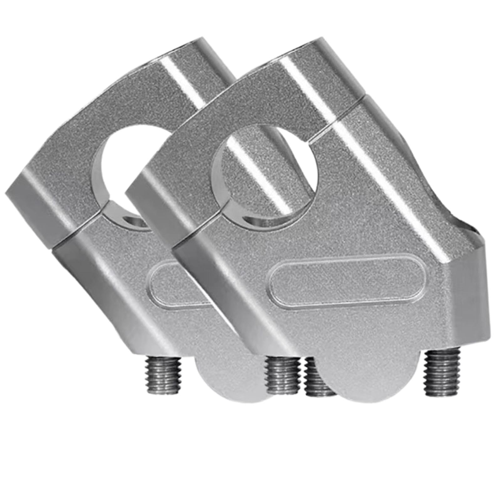 Youract Motorcycle Handlebar Risers, Handlebar Risers, Handle Posts, Motorcycle Handlebars, 22mm, Silver