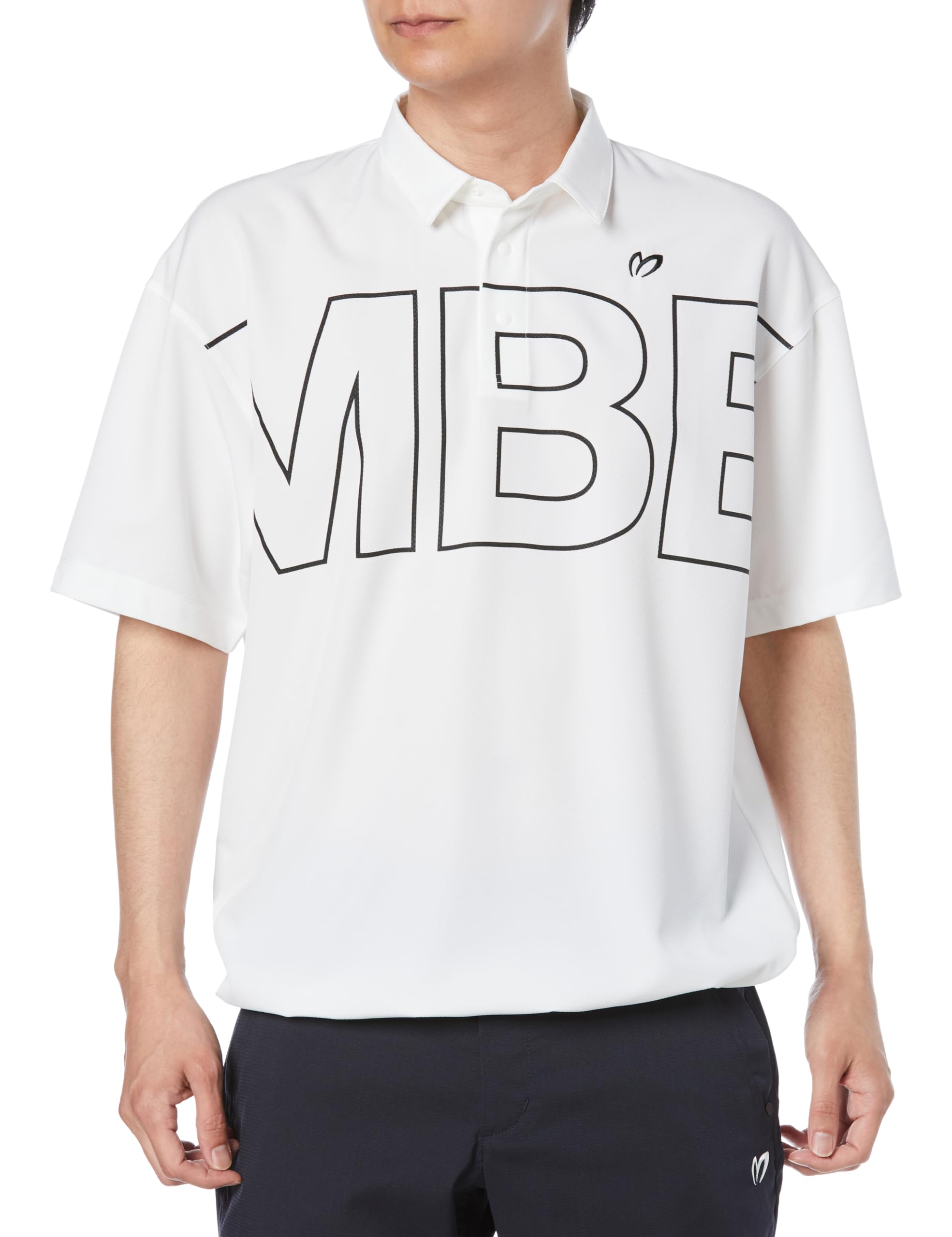 

Master Bunny Short Sleeve Polo Shirt Snap Compatible with Golf Size 5 Men s (Diamond Pattern, Buttons, Sets) / / 758-4160407 030_White, [L]