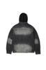 ALL ABOUT NEW Denim Siwa Washed Detachable Hooded Rider Jacket D-Gray Ana3Uj06Adg