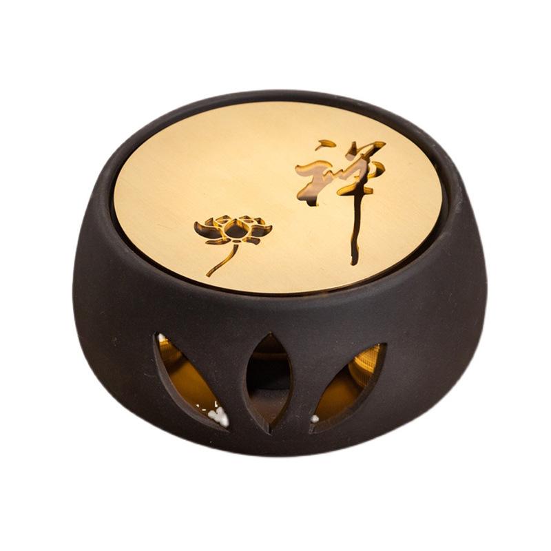 Handmade Ceramic Teapot Warmer and Candle Holder