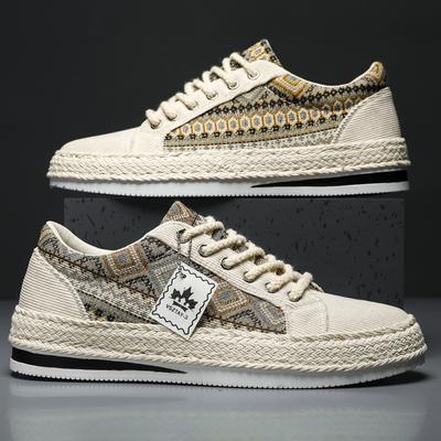Herrenschuhe Fischer Leinenstoff Slipper Sommer Herren Sneaker Sommer Flache Canvas Schuhe Für Herren Freizeitschuhe Männlich