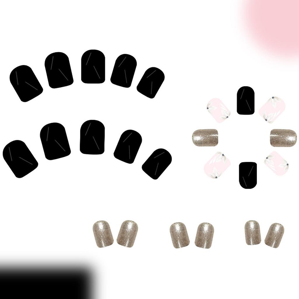 Aufdrücknagel, künstliche Nägel, Kleber auf den Nagel, falsche Nägel, Acrylnägel, künstliche falsche Nägel für DIY-Nagelkunst-Designs