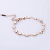 Gold Heart Chain Bracelet for Women Stainless Steel Adjustable Bracelets Summer Jewelry