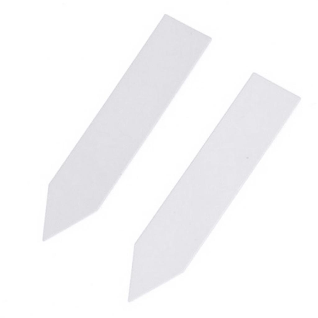 

100 Pack Plant Labels Garden Tags Durable Plastic Markers for Seedlings and Flower Pots Easy to Write and Reusable Plant Identification белый