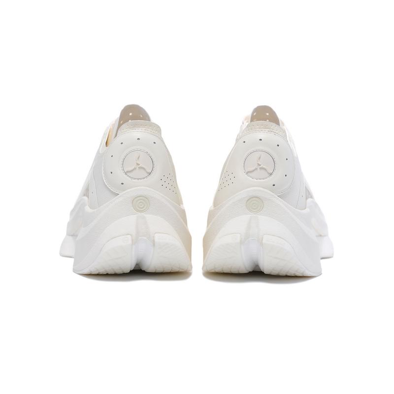 Li-Ning 1990 Classic Series Shadow Lightweight Wear-Resistant Rebound Low-Top Casual Shoes Women Sneaker Off-White ALFV010-1