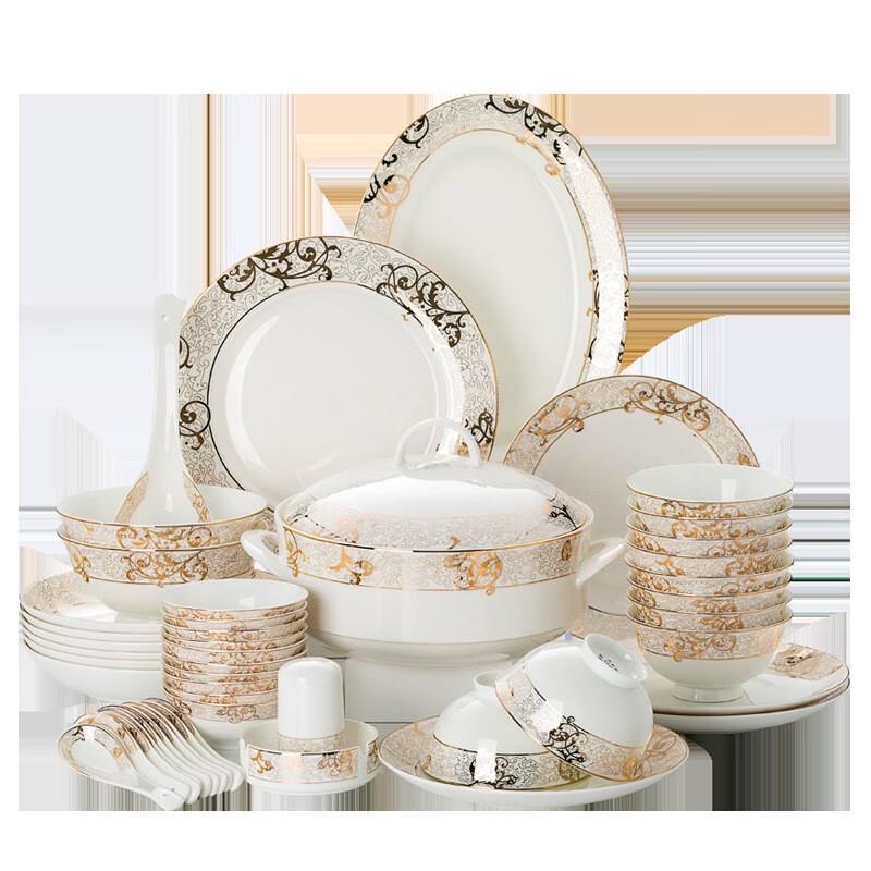 Qianhuazhike Nordic Japanese Style Ceramic Dinnerware Set