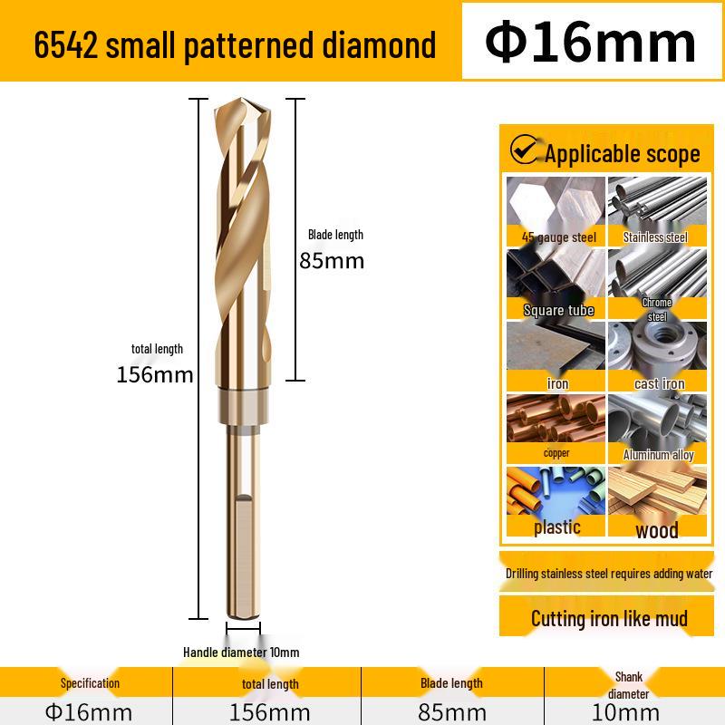 12mm High Hardness Twist Drill Bit Set for Iron, Stainless Steel, and Woodworking