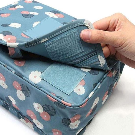 Travel Hanging Toiletry Bag Portable Cosmetic Organizer with Hook Waterproof Makeup Pouch for Women Girls Business Trips Vacation Use
