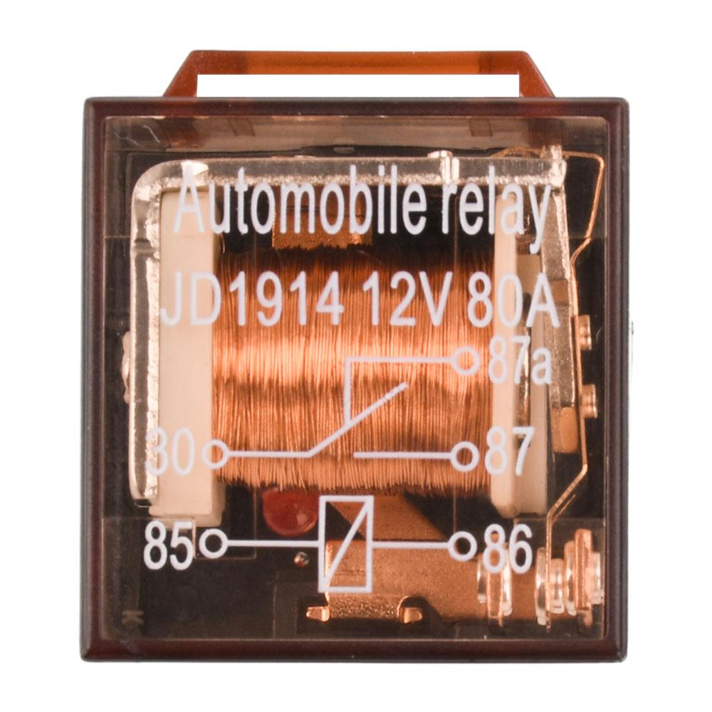 Waterproof Automotive Relay 80A 100A 5Pin SPDT Car Control Device Car Relays DC 12V 24V High Capacity Relay Switching Module