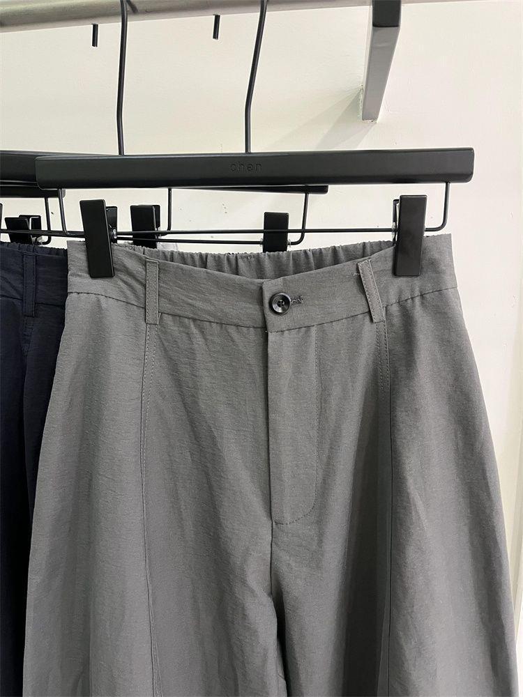 Koreanische High-Waist Straight-Leg Frühjahrs-Freizeithosen für Damen