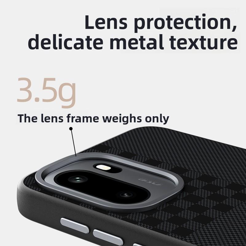 Custodia per cellulare con motivo in fibra di carbonio di lusso per OnePlus 15R 15 1+ACE 6 6T 13T 13S Cover antiurto con ricarica wireless magnetica