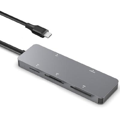 Aluminum Alloy TypeC3.0 Card Reader for CFast CF XD SDTF with Enhanceds Data Protections