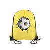 10PC Custom Text Pattern Soccer Drawstring Backpack Polyester Sports Bag Basketball Storage Oxford Fabric Sack