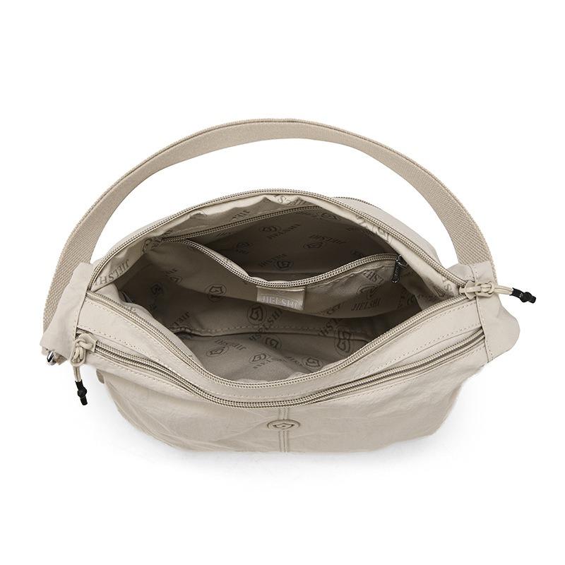 Lässige leichte mehrlagige Umhängetasche Damen neue minimalistische Stil Arbeits-Nylon-Pendler-Tasche Sport-Schultertasche