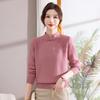 Xiaofu Women's 2025 Autumn/Winter Fleece-Lined Knitted Sweater