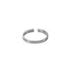 Trendy Open Ring van 925 Sterling Zilver: Eenvoudig High-End Cool Ontwerp
