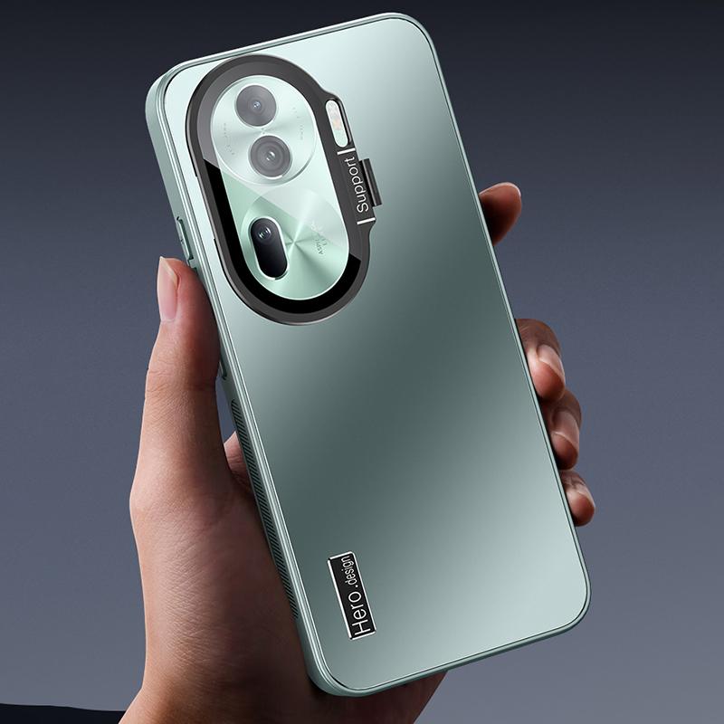 For Oppo Reno11 Pro 5G Cases Phone Cover Anti-Scratch TPU+PC Shell with Kickstand