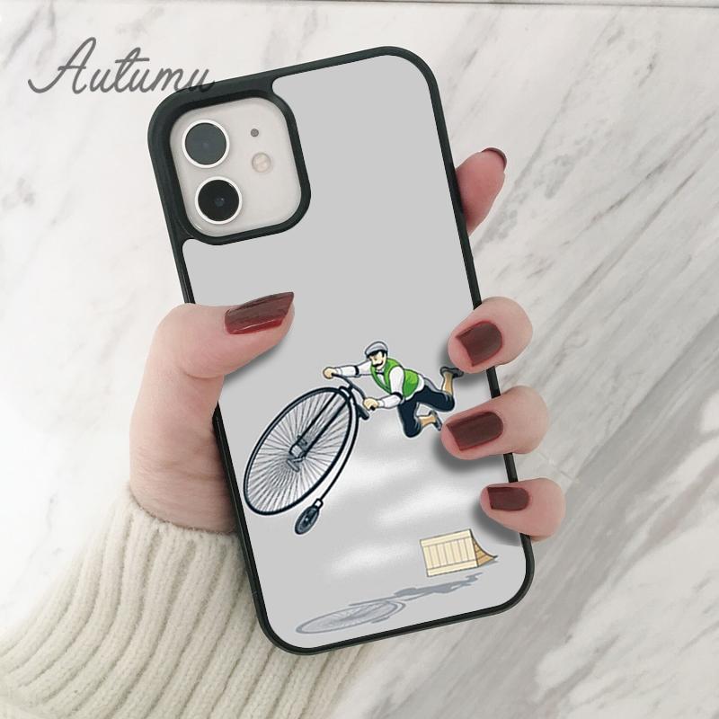BIKE CYCLING Phone Case for iPhone 11 12 13 14 Pro Max Mini X XR XS SE 2020 5 6S 7 8 Plus Samsung Galaxy S21 S22 Cover Shell