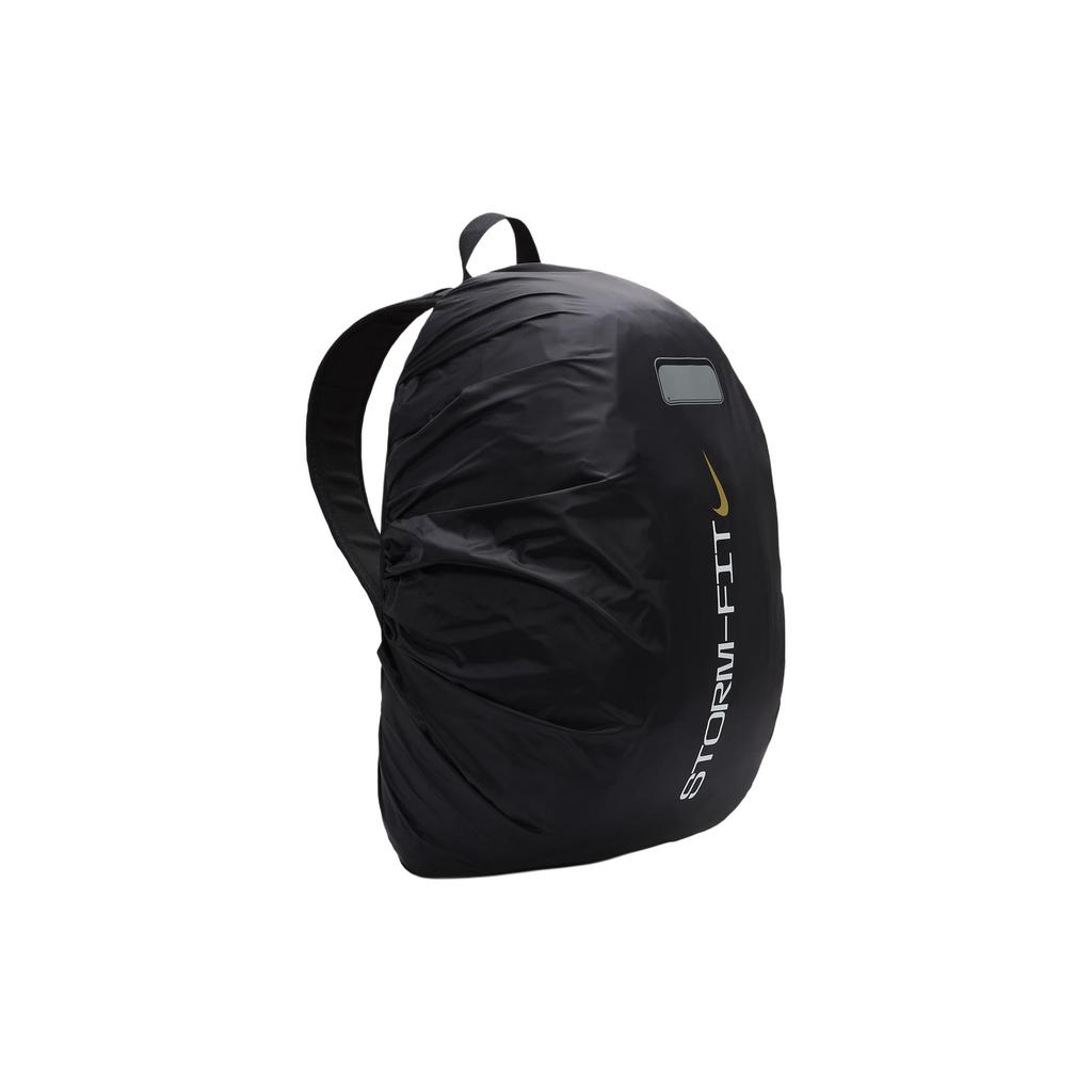 New Nike Fabric Backpack Regular Unisex Black & Metal Gold Coin Color DV0761-016