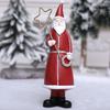 Christmas Figurine Figure Decors Resin Santa Clauses Statue Christmas Decorative Figurines Centerpieces for Holiday