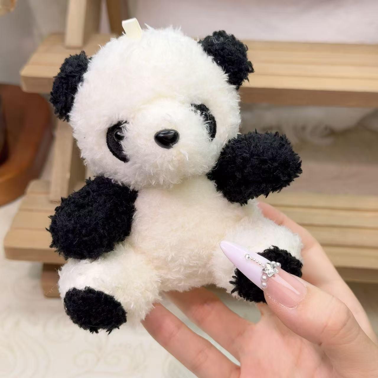 Doctoral Panda Graduation Keychain Plush Toy Souvenir 12cm
