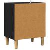 Bedside Cabinet 2 pcs Black Oak Effect 40 x 30 x 50 cm