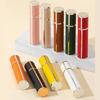 10ml Lambskin Leather Perfume Atomizer with Glass Vial, Refillable Luxury Travel Spray Bottle Leak-Proof Design