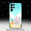 Cartoon A-Asamimichan Phone Case For Samsung S25,S24 Ultra,S20,S30 plus,S22 plus,S23,S30 Ultra 5G Silicone Black Shell