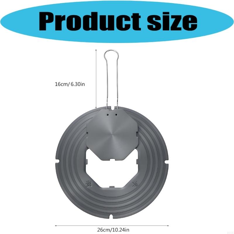 Aluminum Heat Diffuser Plate For Gas Stove Detachable Protections Board Prevents Burn Marks And Extends Cookware Life B03E