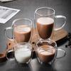 Double Glass Cup with Thickened Heat-resistant Creative Glass Office Coffee Cup Insulation Egg-shaped Milk Cup Juice Cup