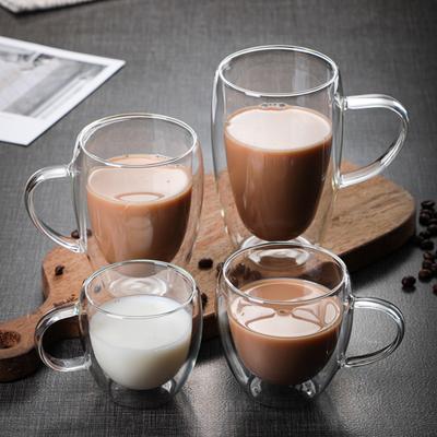 Tasse à double paroi épaissie résistante à la chaleur créative tasse à café de bureau pour le bureau tasse à lait en forme d'œuf tasse à jus isolation