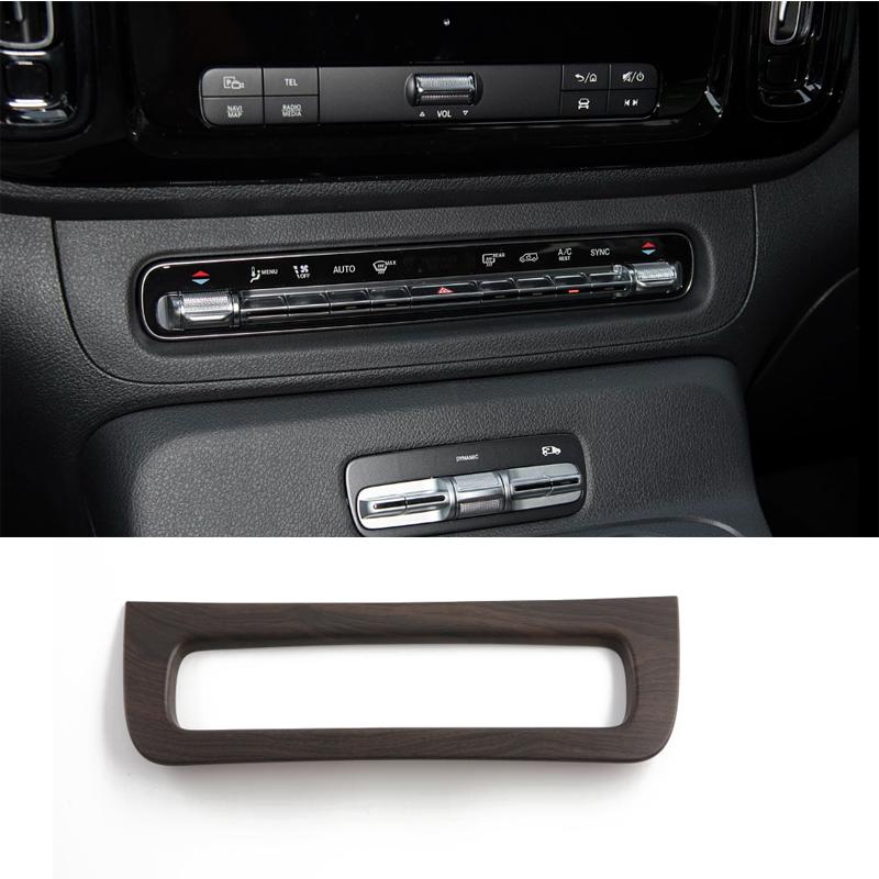 LHD For Mercedes Benz Vito /V class 2024 2025 ABS wood door handle Window Switch Water Cup Holder navigation AC Decorate cover