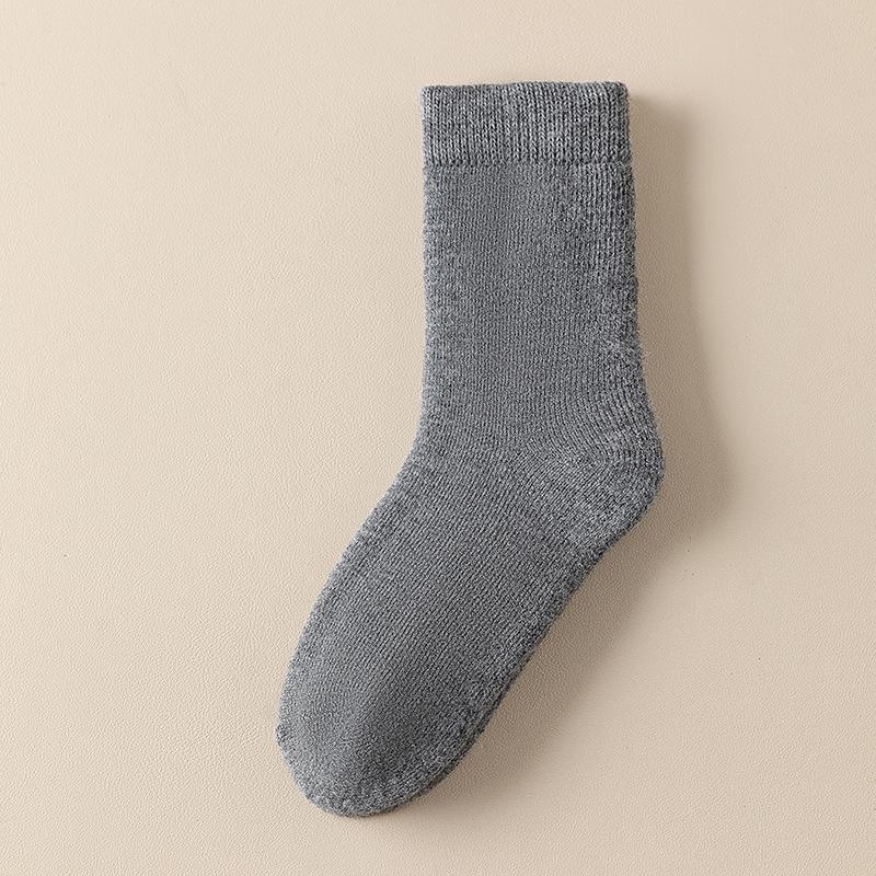 Cashmere Socks Medium Tube Socks Season Warm Super Thick Fleece Wool Socks Winter Thickened Warm Fleece Sleep Socks Women
