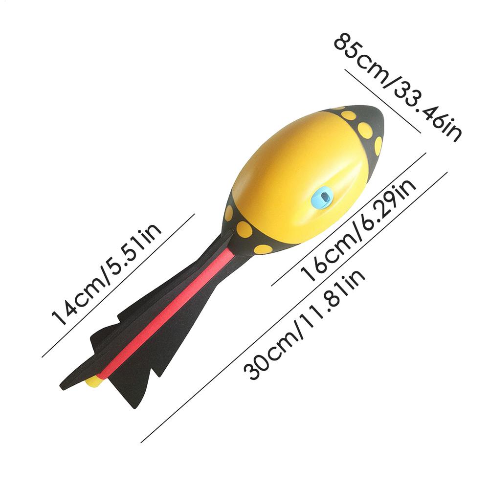 

Vortex Aero Howler Toy Foam Ball Kids Classic Long Distance Football Outdoor fun Leisure Launch Play durable Instrument Toy Dart жёлтый