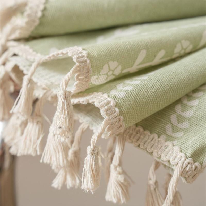 Ready-to-Hang Curtains with Swirl Design - Tri-Color Tassel Drapes for Kitchen & Bay Window | Lightweight Light Filtering Room Divider (3 Styles)