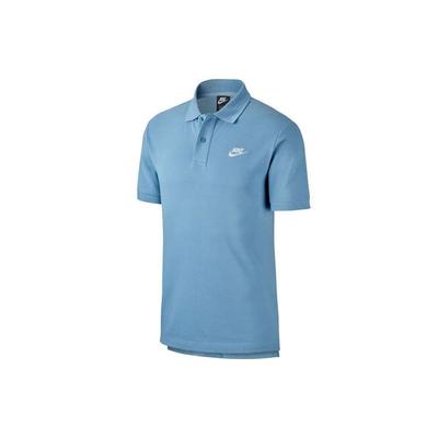 Polo de Manga Curta com Gola Esportiva Masculino Tops Azul CJ4457-424