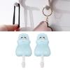 Cute Adhesive Hook Cartoon Cat   Wall Mount Clothes Hanger Hook for Hat Coat Bag Towel