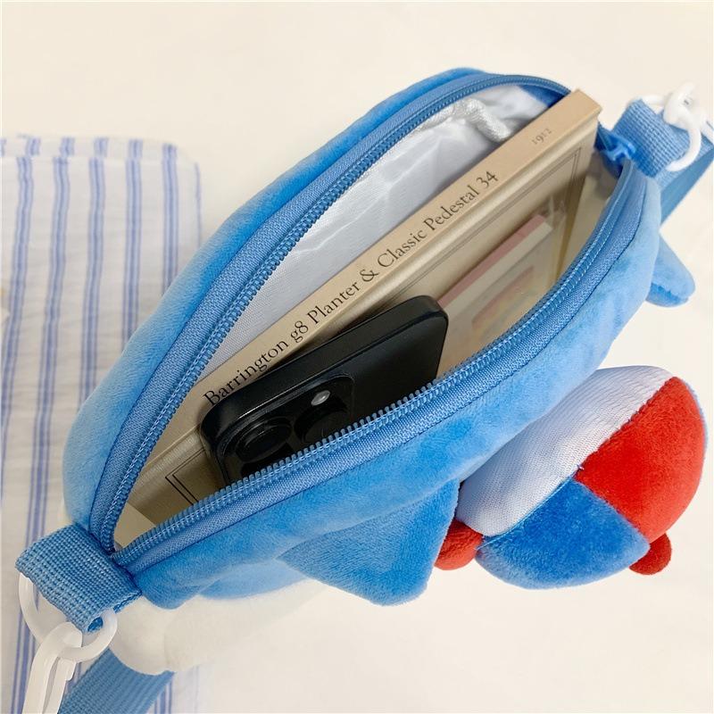 Taška dámská nová móda jednoduchá messenger taška kreslená roztomilá zábavná dojíždění přes rameno