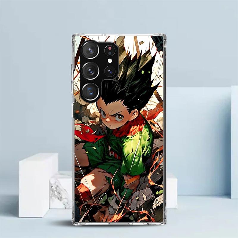 Huner X-Hunters Gon Phone Case For Samsung Galaxy S24 S25 Edge S26 Ultra S22 S23 Plus S21 + S20 FE Soft TPU Back Cover Galaxy S2