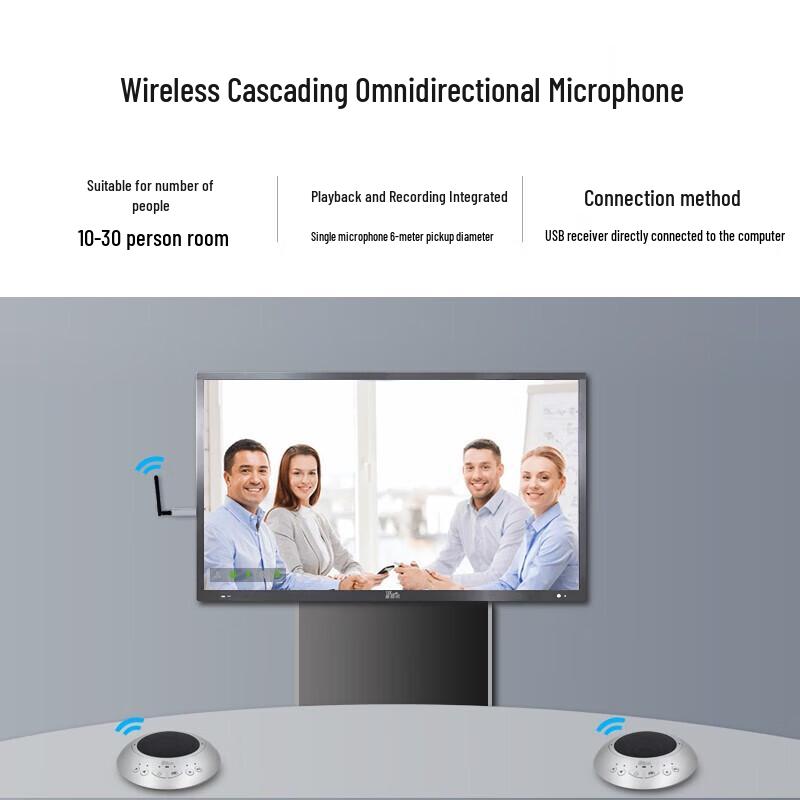 YSX Wireless Video Conference Omnidirectional Microphone with Speaker (CN version)