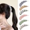 New 10cm Banana Hair Clips Acrylic Colorful Leaves Ponytail Clip Hair Accessories Grip Clips The Back of The Head Claw Clip