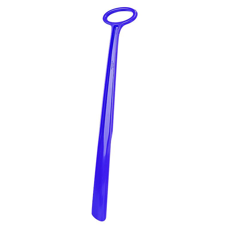 Extended Plastic Shoehorn with Large Hanging Hole - Convenient Assistance for Pregnant Women and Elderly, No Need to Bend Over