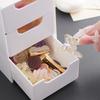 Mini 3-layer Drawer Desktop Storage Box Multi-Purpose Jewelry Stationery Cosmetics Organizer Box Office Supplies Sundries Case