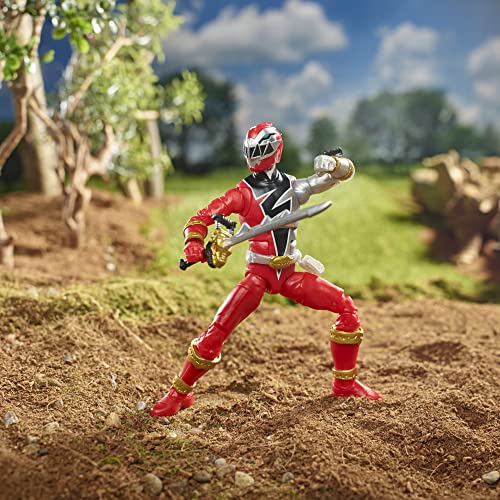 Power Rangers Lightning Collection Dino Fury Red Ranger 6-inch Premium Collectible Action Figure Toy