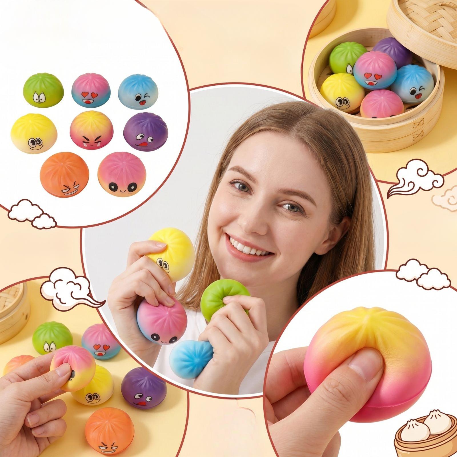 

These Adorable Xiaolongbao Toys Can Help Anxiety And Stress, And Improve Concentration Anytime, Anywhere. One Size
