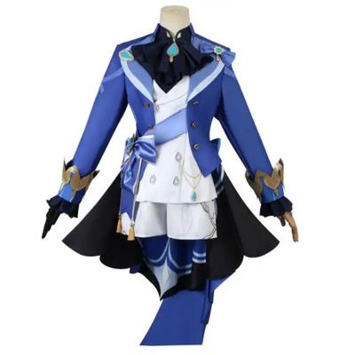 Game Genshin XingQiu Lantern Rite Bamboo Rain Cosplay Liyue Costume Wig Earrings Outfit Women Girls Suit