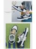 2024 Spring Men's Thick-Soled White Sneakers: Breathable, All-Match, Casual Sports Fashion Shoes