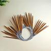 Bamboo Steel Circular & Straight Knitting Needles for Sweaters, Scarves, & Sleeves